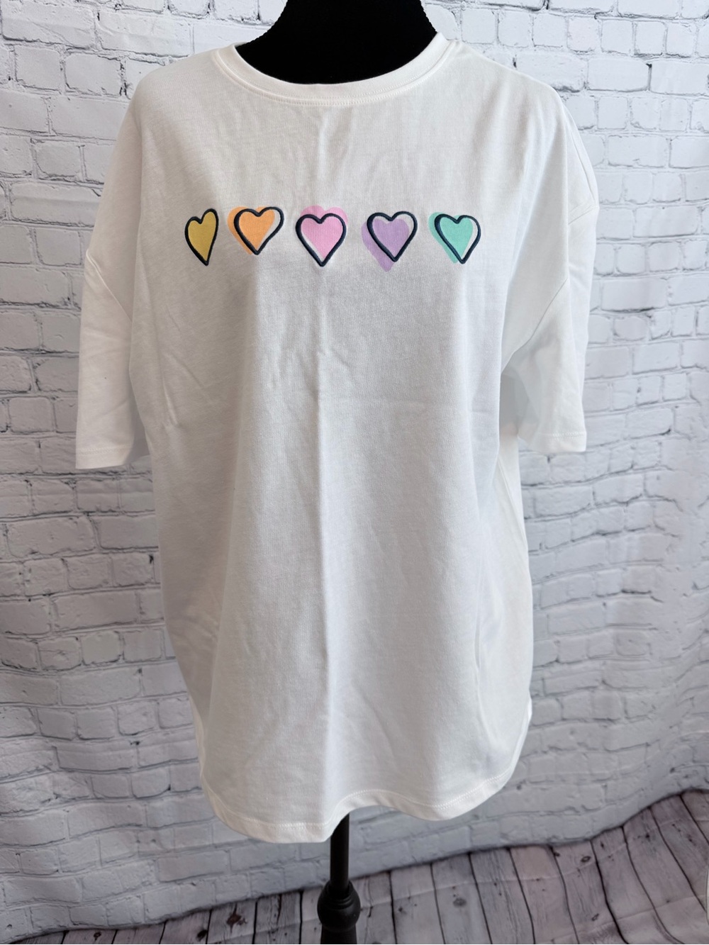 Roller Rabbit x Target Disco Hearts shirt